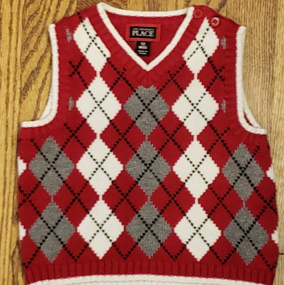 THE CHILDREN'S PLACE SWEATER VEST SIZE 12MOS